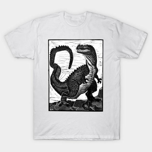 Ceratosaurus Dinosaur T-Shirt by tuhdumta